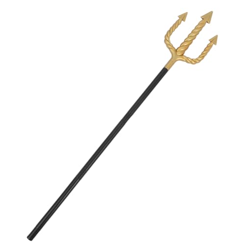 SAFIGLE Spiralförmiger Kostümrequisite mit Luxuriösem Goldfinish Einfach Zusammenbaubar Vielseitig Einsetzbar für Halloween Cosplay Meeresgott- und Bühnenauftritte von SAFIGLE