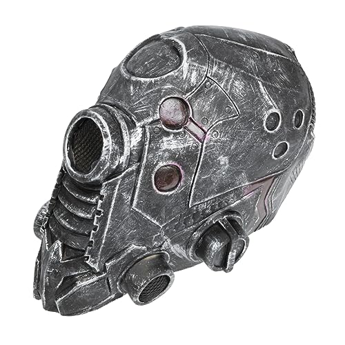 SAFIGLE Steampunk Robot Maske Halloween Party Cosplay Kopfmaske Leicht Langlebig Atmungsaktiv für Karneval Maskenball Kostüm Zubehör SAFIGLE Steampunk Robot Maske Halloween Party Cosplay Kopfmaske Leicht Langlebig Atmungsaktiv für Karneval Maskenball Kostüm Zubehör von SAFIGLE