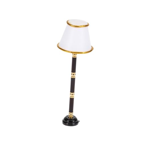 SAFIGLE Mini-stehlampe Im Traditionellen Stil Maßstab 1:12 -lichtspielzeug Für Puppenhaus-Dekoration von SAFIGLE
