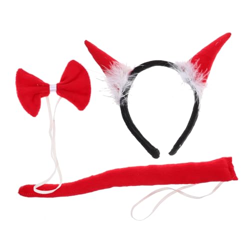 SAFIGLE Stirnband-set Mit Schleife Und Verschleißfest Für Bühnenauftritte Partys Halloween Verkleidungsspaß SAFIGLE Stirnband-set Mit Schleife Und Verschleißfest Für Bühnenauftritte Partys Halloween Verkleidungsspaß von SAFIGLE
