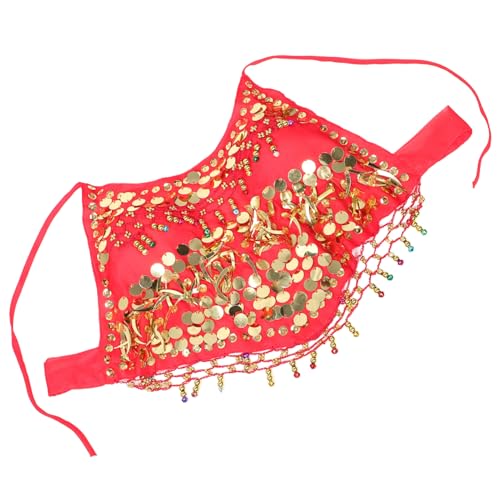 SAFIGLE Tanzkostüm Fächertänzer Festival-outfits Für Frauen Tanzschals Bauchtanz-top Bauchtänzerin Kostüme Für Damen Tanz-tops Tanzfans Seidenfächer Zum Tanzen Polyester (polyesterfaser) von SAFIGLE