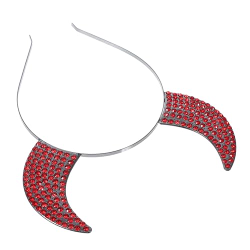 SAFIGLE Teufelshorn Haarreifen für Halloween Glitzer Kostümzubehör Angenehmer Tragekomfort Accessoire für Karneval und Mottopartys Unisex Design Schwarzes Horn Stirnband SAFIGLE Teufelshorn Haarreifen für Halloween Glitzer Kostümzubehör Angenehmer Tragekomfort Accessoire für Karneval und Mottopartys Unisex Design Schwarzes Horn Stirnband von SAFIGLE