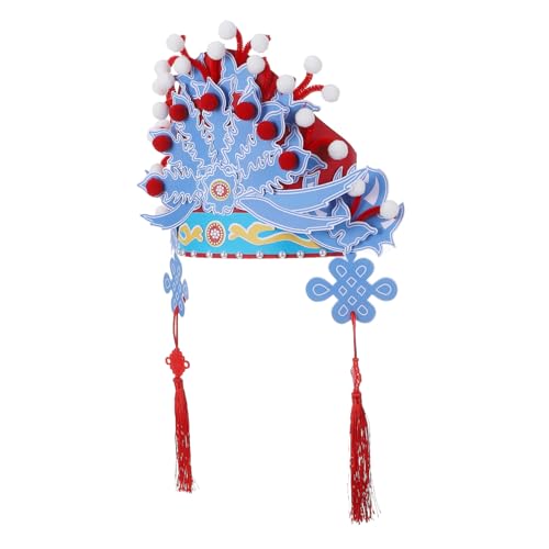 SAFIGLE Traditioneller Chinesischer Peking Oper Hut DIY Bastelset Leichtes Atmungsaktives Material Sicher für Rollenspiele Partys und Bühnenauftritte SAFIGLE Traditioneller Chinesischer Peking Oper Hut DIY Bastelset Leichtes Atmungsaktives Material Sicher für Rollenspiele Partys und Bühnenauftritte von SAFIGLE