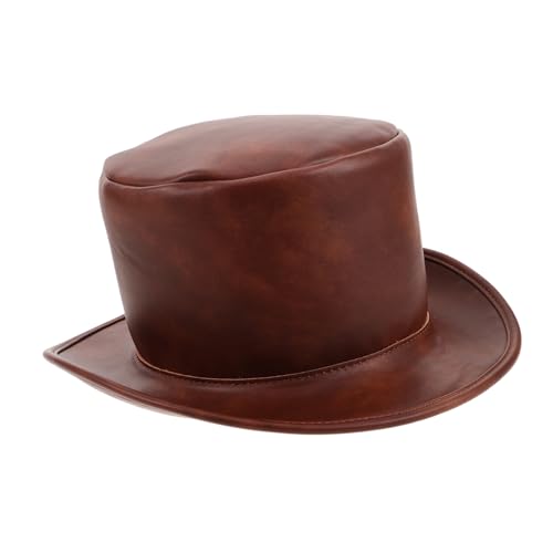 SAFIGLE Steampunk Hut Aus Kunstleder Für Mittelalter-veranstaltungen Und Cosplay-kostüme Unisex-design Für Kostüm-partys Und Bühnenauftritte SAFIGLE Steampunk Hut Aus Kunstleder Für Mittelalter-veranstaltungen Und Cosplay-kostüme Unisex-design Für Kostüm-partys Und Bühnenauftritte von SAFIGLE