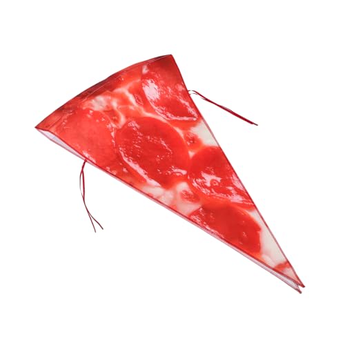 SAFIGLE Urkomisches Pizzastück Kostüm Erwachsene Halloween Partys Mit Essensthema Cosplay Kostüm Mit Essenselementen – Leicht Zu Reinigen Und Wiederzuverwenden von SAFIGLE