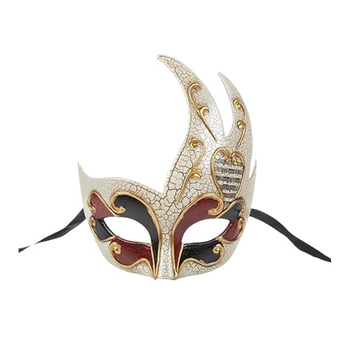 SAFIGLE Venezianische Flammenform Maske FüR MäNner Halbgesichtsmaske FüR Maskenball Karneval Party Rote Kunststoffmaske Maske Venedig SAFIGLE Venezianische Flammenform Maske FüR MäNner Halbgesichtsmaske FüR Maskenball Karneval Party Rote Kunststoffmaske Maske Venedig von SAFIGLE