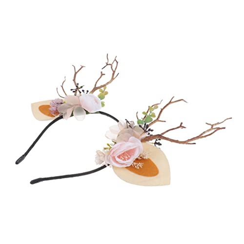 SAFIGLE Weihnachtliches Rentier Geweih Stirnband Damen Party Haarreif Kostüm Kopfschmuck Leicht und Bequem für Karneval Maskerade Bühnenauftritt SAFIGLE Weihnachtliches Rentier Geweih Stirnband Damen Party Haarreif Kostüm Kopfschmuck Leicht und Bequem für Karneval Maskerade Bühnenauftritt von SAFIGLE