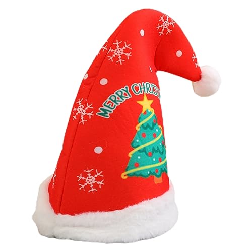 SAFIGLE Weihnachtshut für Erwachsene Plüsch Santa Claus Mütze Vielseitig für Weihnachtsfeier Fotorequisit Unisex SAFIGLE Weihnachtshut für Erwachsene Plüsch Santa Claus Mütze Vielseitig für Weihnachtsfeier Fotorequisit Unisex von SAFIGLE
