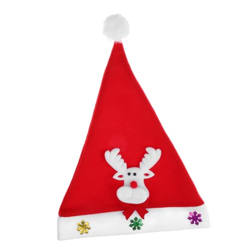 SAFIGLE Weihnachtsmütze Leuchtende Rentiermütze Weicher Stoff Warm für Kleinkinder Jungen Mädchen Festliche Winterparty Mütze Weihnachten SAFIGLE Weihnachtsmütze Leuchtende Rentiermütze Weicher Stoff Warm für Kleinkinder Jungen Mädchen Festliche Winterparty Mütze Weihnachten von SAFIGLE