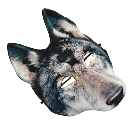 SAFIGLE Wolfskopfmaske für Halloween Realistische Werwolfmaske Gruselige Tier Cosplay Maske Verstellbare Anziehmaske für Erwachsene Zubehör für Halloween Partys SAFIGLE Wolfskopfmaske für Halloween Realistische Werwolfmaske Gruselige Tier Cosplay Maske Verstellbare Anziehmaske für Erwachsene Zubehör für Halloween Partys von SAFIGLE