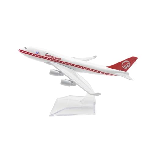 Flugzeug Spielzeug 16CM Diecast 1:400 Maßstab Malaysia Airline Flugzeug Modell Spielzeug Flugzeug 747 B747 Modell Mit Basis Legierung Flugzeug Flugzeug Spielzeug Modelle von SAFWEL