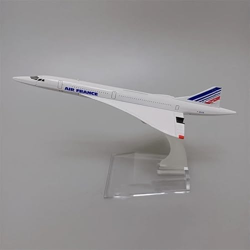 Flugzeug Spielzeug Air France Concord Costa/British Aiways Concord Costa, Maßstab 1:400, Druckguss-Flugzeug, Modellflugzeug, Flugzeug Aus Legiertem Metall (Größe : EIN) von SAFWEL