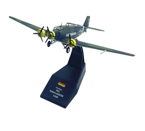 Flugzeug Spielzeug Diecast JU-52 Transportflugzeug Im Maßstab 1:144, Legierungsmaterial, Modellflugzeug, Spielzeug, Dekoration von SAFWEL