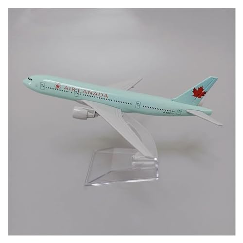Flugzeug Spielzeug Legierung Metall Air Canada Boeing B777 Airlines Diecast Flugzeug Modell Airways Canada Flugzeug Modell Flugzeuge (Größe : EIN) von SAFWEL