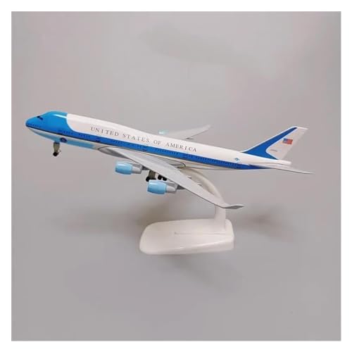 Flugzeug Spielzeug USA Vereinigte Staaten AIR Force ONE Airlines Boeing 747 B747-400 Airways Druckgussflugzeug Modellflugzeug Flugzeug Flugzeug Aus Metalllegierung (Größe : B) von SAFWEL
