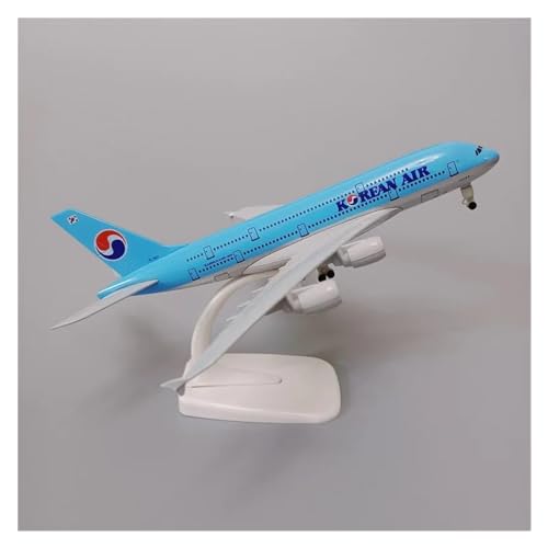 SAFWEL Flugzeug Spielzeug 20 cm Legierung Metall Korea Korean AIR Airbus 380 A380 Airways Flugzeug Modell Flugzeug Modell von SAFWEL