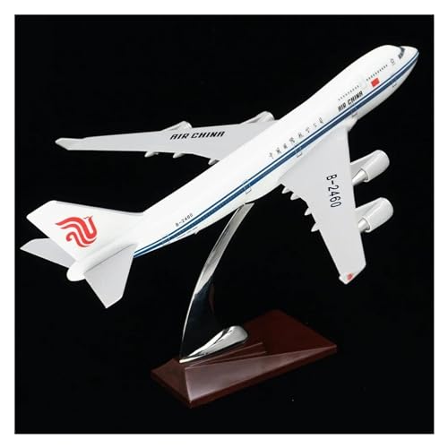 SAFWEL Flugzeug Spielzeug 32 cm Großes Boeing 747-Flugzeugmodell Aus Kunstharz, Air China B747-Flugzeugspielzeug von SAFWEL