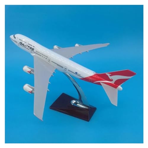 SAFWEL Flugzeug Spielzeug 32CM 1:250 B747 Modell Qantas Australia Airline Mit Legierungsbasis-Harzflugzeug-Flugzeugmodell von SAFWEL