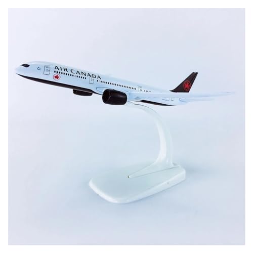 SAFWEL Flugzeug Spielzeug Air Canada Airlines Boeing 787 B787 Airways Modellflugzeug, Metalllegierung, Maßstab 1:400, Druckguss-Flugzeugmodell von SAFWEL