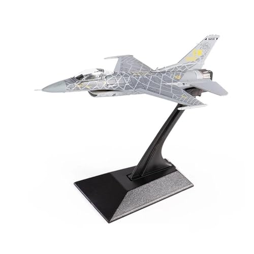 SAFWEL Flugzeug Spielzeug F16-Modell Aus Druckgussmetalllegierung Im Maßstab 1:144, F16C F-16C Fighting Falcon-Flugzeug, Flugzeug-Kampfflugzeugmodell von SAFWEL