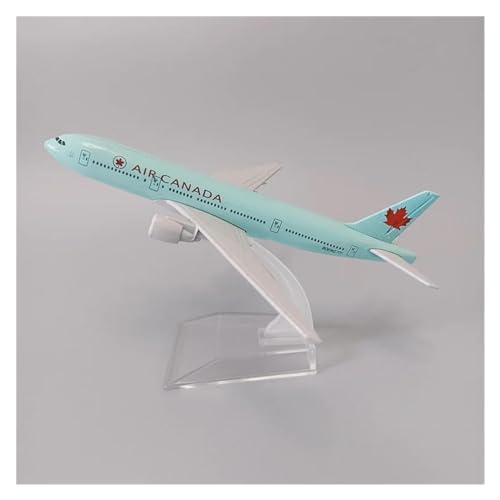 SAFWEL Flugzeug Spielzeug Für Air Canada B777 Airlines Diecast Flugzeug Modell Kanada Boeing 777 Airways Flugzeug Modell Flugzeug 16 cm von SAFWEL