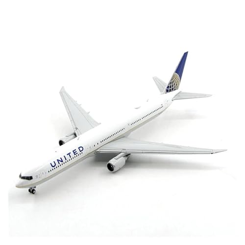 SAFWEL Flugzeug Spielzeug GJUAL2155 United Airlines B767-400ER N69059 Passagierflugzeugmodell Aus Druckguss Im Maßstab 1:400 von SAFWEL