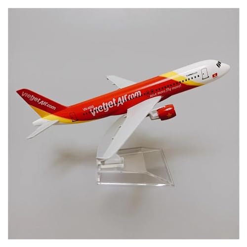 SAFWEL Flugzeug Spielzeug Legierung Vietnam VietJet Air A320 Airlines Flugzeugmodell VietJet Airbus 320 Airways Flugzeugmodell 16 cm von SAFWEL