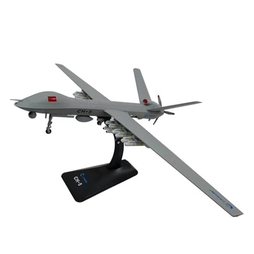 SAFWEL Flugzeug Spielzeug Maßstab 1:38 Caihong-5 CH-5 UAV Modell Legierung Druckguss Flugzeug Modell Flugzeug Modell Sammlung Ornamente Spielzeug von SAFWEL