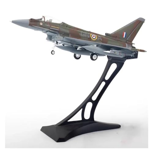 SAFWEL Flugzeug Spielzeug Maßstab 1:72, JC Wings British Typhoon EF-2000 Eurofighter Air Battle, 75-jähriges Jubiläum, Legierungs-Flugzeugmodell-Sammlungsspielzeug von SAFWEL