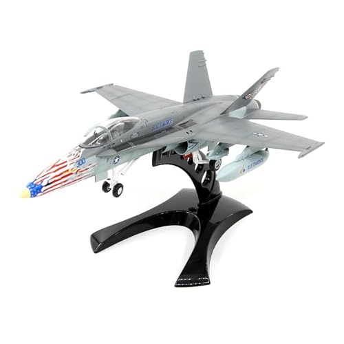 SAFWEL Flugzeug Spielzeug Maßstab 1:72 37118 US Navy F/A-18C Hornet Fighter VFA146 F18 Fertiges Militärisiertes Kampfflugzeug-Modellspielzeug von SAFWEL