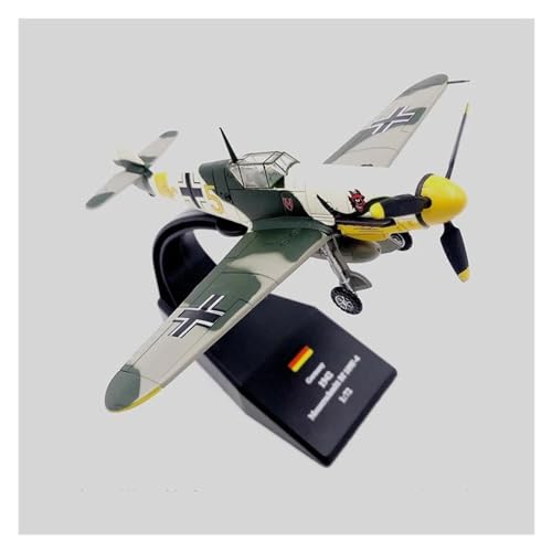 SAFWEL Flugzeug Spielzeug Maßstab 1:72 Zweiter Weltkrieg BF109 Kampfflugzeug Aus Druckguss, Modell Für Erwachsene, Statisches Spielzeug Für Jungen von SAFWEL