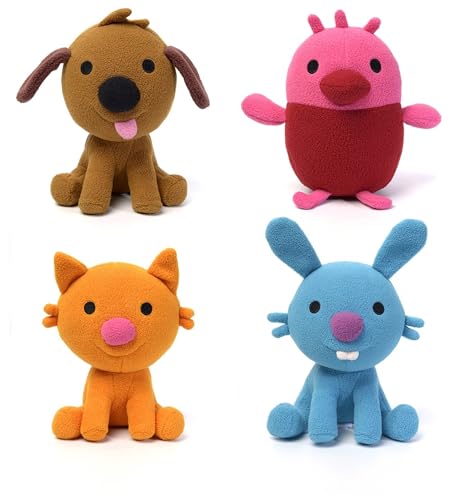 SAGO mini Plüsch-Geschenkpaket, 4 Stofftiere mit verwandelbarem Papp-Spielhaus, Kinderspielzeug für Jungen und Mädchen ab 3 Jahren SAGO mini Plüsch-Geschenkpaket, 4 Stofftiere mit verwandelbarem Papp-Spielhaus, Kinderspielzeug für Jungen und Mädchen ab 3 Jahren von SAGO mini
