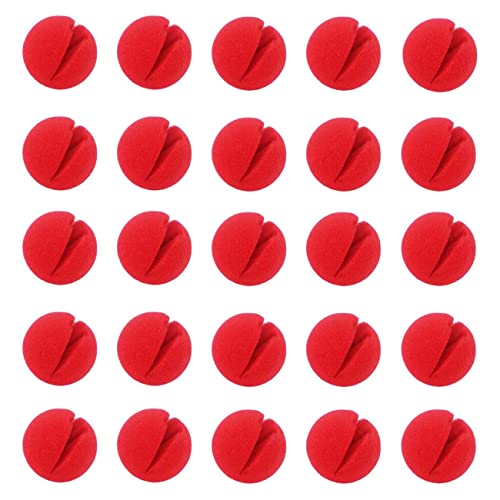 SAHROO 30 STÜCKE 2X2 Cosplay Nasen Rote Clownsnase für Party KostüM Lieferungen von SAHROO