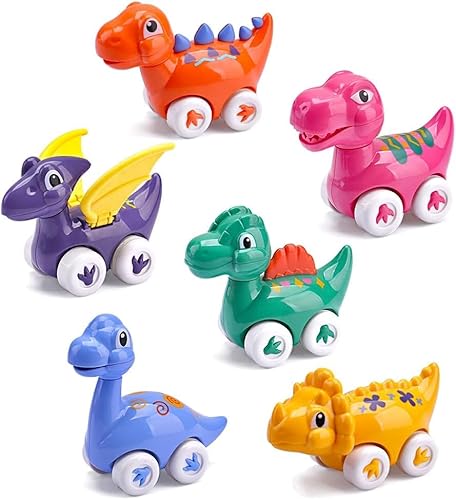 SAIFILI Auto Spielzeug ab 1 2 3 Jahre Mädchen Jungen Geschenke, Kleinkind Spielzeugauto 6PCS Dinosaurier Rückziehauto Baby Spielfahrzeug Set SAIFILI Auto Spielzeug ab 1 2 3 Jahre Mädchen Jungen Geschenke, Kleinkind Spielzeugauto 6PCS Dinosaurier Rückziehauto Baby Spielfahrzeug Set von SAIFILI