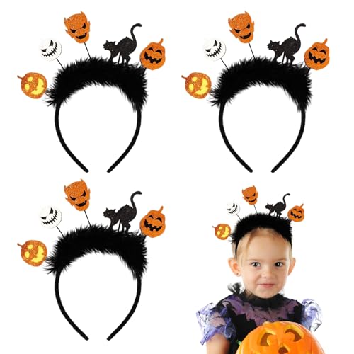 SAIIURV 3 Stücke Vampir Haarband, Halloween Kostüme Haarschmuck, Halloween Kostüm Zubehör für Kinder Damen & Herren, Kopfschmuck zu Halloween Karneval Fasching Kostüm Party´s (Schwarz, Orange) SAIIURV 3 Stücke Vampir Haarband, Halloween Kostüme Haarschmuck, Halloween Kostüm Zubehör für Kinder Damen & Herren, Kopfschmuck zu Halloween Karneval Fasching Kostüm Party´s (Schwarz, Orange) von SAIIURV