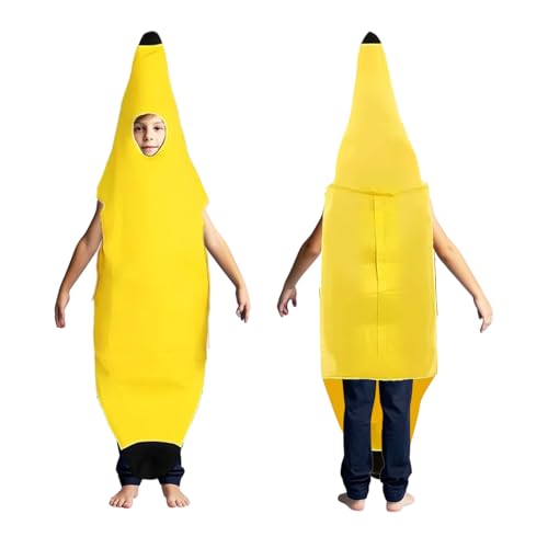 SAIIURV Bananenkostüm, Bananen Kostüm Kinder, Bananenkostüm Mädchen Jungen, ärmelloses, Lustig Obstkostüm für Halloween Karnevalskostüme Dress Up Party Verkleidung und Rollenspiel Cosplay (Gelb) SAIIURV Bananenkostüm, Bananen Kostüm Kinder, Bananenkostüm Mädchen Jungen, ärmelloses, Lustig Obstkostüm für Halloween Karnevalskostüme Dress Up Party Verkleidung und Rollenspiel Cosplay (Gelb) von SAIIURV