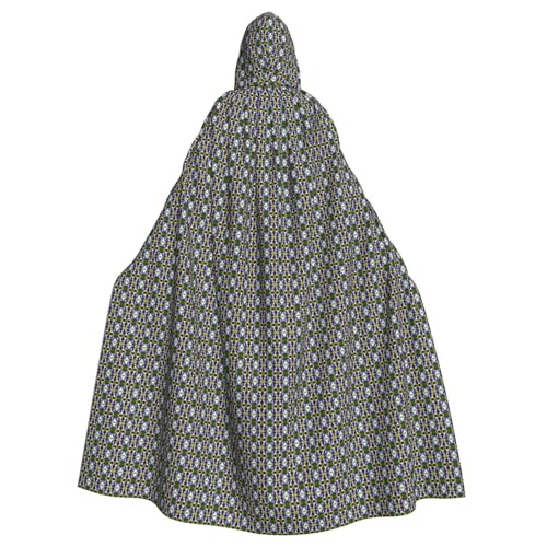 SAISAIXU Buntes Kuhkopf-Kapuzenumhang. Unisex, festlicher und lustiger Umhang für Mottopartys, Halloween und besondere Anlässe, Einheitsgröße. von SAISAIXU
