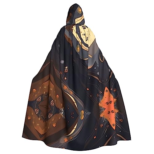 SAISAIXU Dunkler Mittelgroßer Kapuzenumhang Unisex Festlicher und lustiger Umhang für Themenpartys, Halloween und besondere Anlässe, Einheitsgröße SAISAIXU Dunkler Mittelgroßer Kapuzenumhang Unisex Festlicher und lustiger Umhang für Themenpartys, Halloween und besondere Anlässe, Einheitsgröße von SAISAIXU