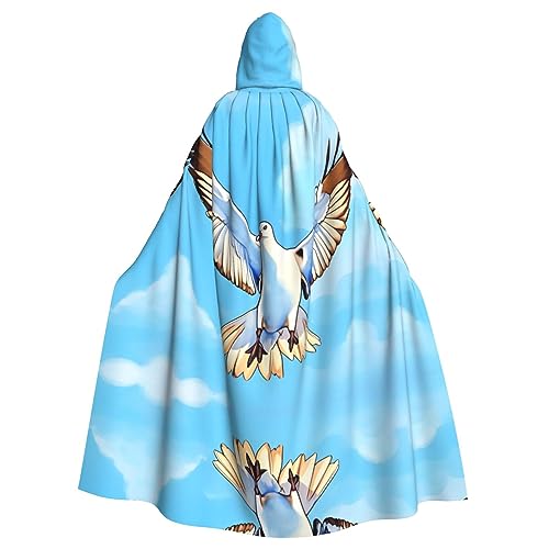 SAISAIXU Möwen im Flug Kapuzenumhang Unisex Festlicher und lustiger Umhang für Mottopartys, Halloween und besondere Anlässe, Einheitsgröße SAISAIXU Möwen im Flug Kapuzenumhang Unisex Festlicher und lustiger Umhang für Mottopartys, Halloween und besondere Anlässe, Einheitsgröße von SAISAIXU