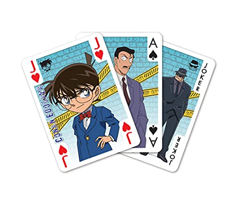SAKAMI - Detektiv Conan - Case Closed - 52 Spielkarten Poker Kartenspiel Deck Playing Cards - original & lizensiert von SAKAMI