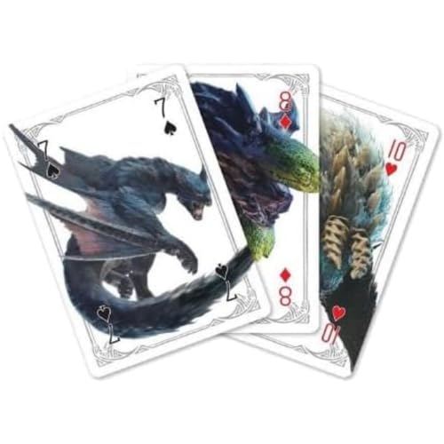 SAKAMI Monster Hunter World Iceborne - Spielkarten Pokerkarten 54 Karten von SAKAMI