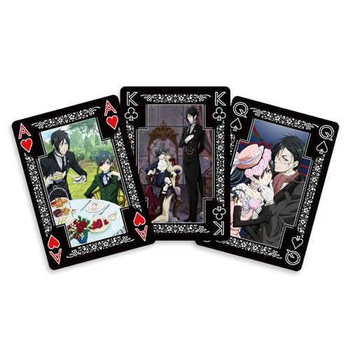SAKAMI - Black Butler - 52 Spielkarten - Poker Kartenspiel Deck Playing Cards - original & lizensiert von SAKAMI
