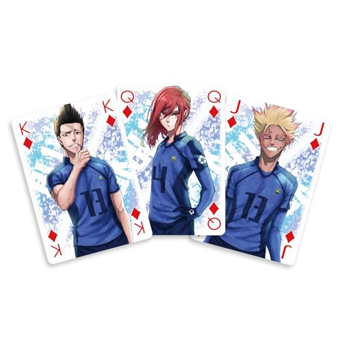 SAKAMI - Blue Lock - 52 Spielkarten - Poker Kartenspiel Deck Playing Cards - original & lizensiert von SAKAMI