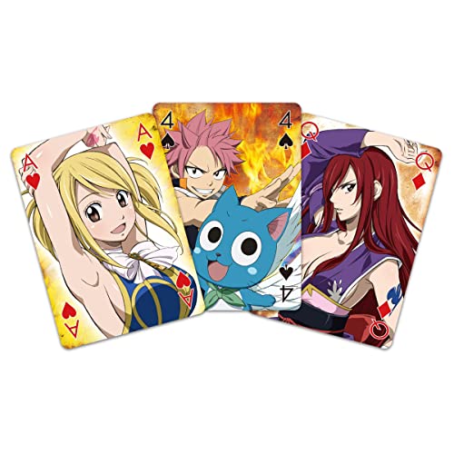 SAKAMI - Fairy Tail - 52 Spielkarten - Poker Kartenspiel Deck Playing Cards - original & lizensiert von SAKAMI