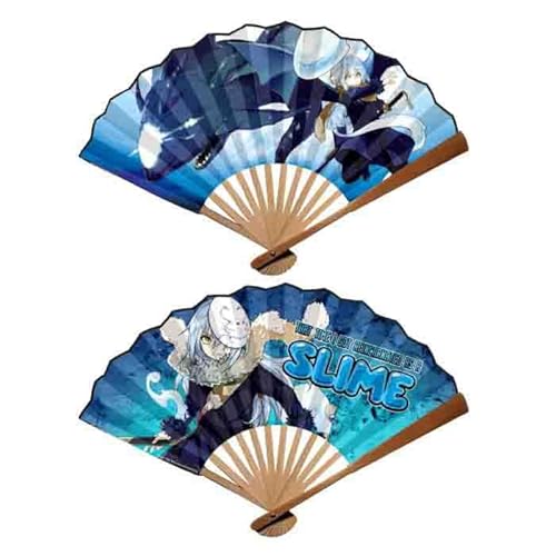 SAKAMI - Meine Wiedergeburt als Schleim in einer anderen Welt - That Time I Got Reincarnated as a Slime - Rimuru - Japanese Style - Bambus Fächer, Fan SAKAMI - Meine Wiedergeburt als Schleim in einer anderen Welt - That Time I Got Reincarnated as a Slime - Rimuru - Japanese Style - Bambus Fächer, Fan von SAKAMI