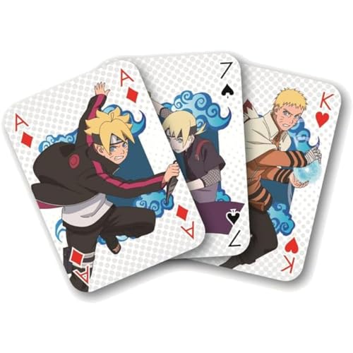 SAKAMI - Naruto / Boruto - 52 Spielkarten - Poker Kartenspiel Deck Playing Cards - original & lizensiert von SAKAMI