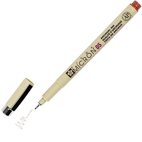 SAKURA Pigma Micron Tintenmarker 0,45 mm (Nr. 05) Braun (#12) von SAKURA