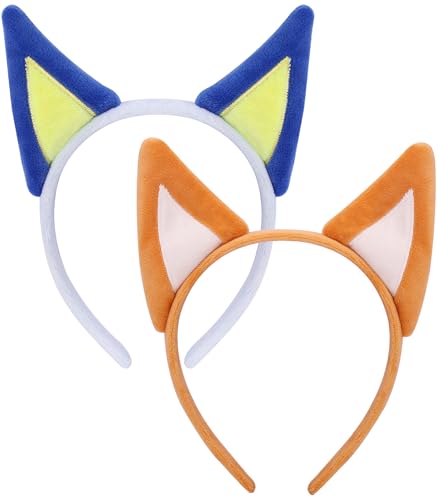 SALACOOL 2 x Hundeohren-Haarband für Erwachsene, Plüsch-Hunde-Stirnbänder, Halloween-Kostüm, Zubehör, Party, Tier, Cosplay SALACOOL 2 x Hundeohren-Haarband für Erwachsene, Plüsch-Hunde-Stirnbänder, Halloween-Kostüm, Zubehör, Party, Tier, Cosplay von SALACOOL