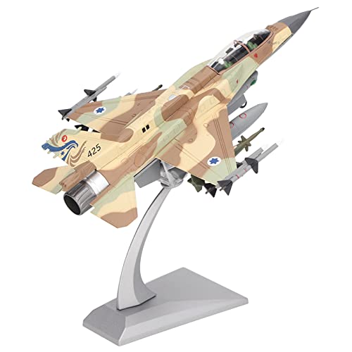 1/72 Israeli F-16 Storm Fighter Plane Alloy Aircraft Fighter Model Die Cast Metal Model Toy High Simulation Compact Airplane Collection Model von SALALIS
