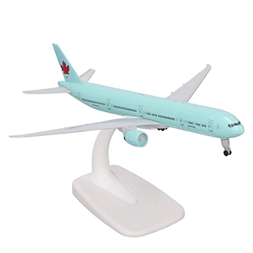 SALALIS Simulierte Exquisite Air Canada 777 mit Fahrwerk Flugzeugmodell Legierung Metall Flugzeugmodelle Diecast Flugzeugmodell Spielzeugdekoration für Kinder oder Erwachsene von SALALIS